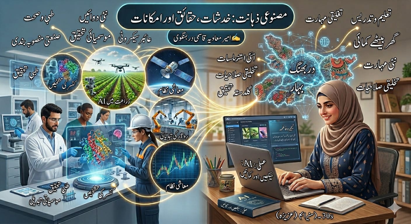 مصنوعی ذہانت: خدشات، حقائق اور امکانات